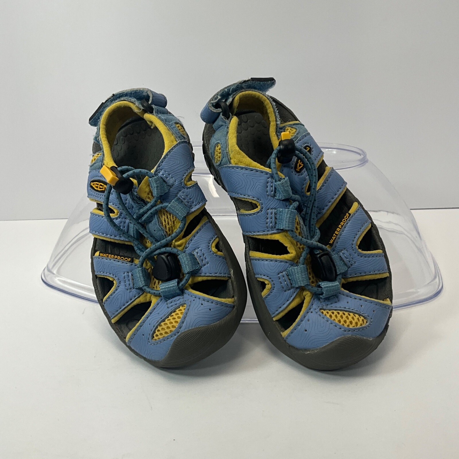 Keen Sandali Impermeabili Scarpe Acqua Escursionismo Gioco Blu Giallo Taglia Bambini