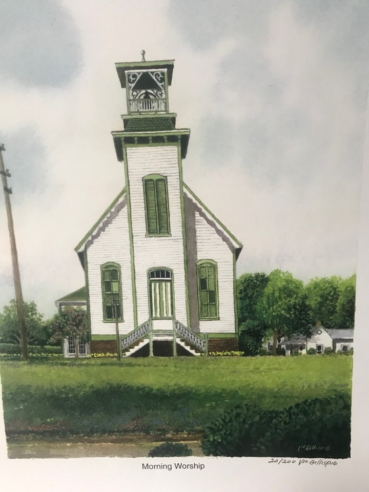 3 Prints Swepsonville Baptist Church Swepsonville, NC by Vic Gillespie