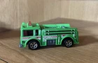 VINTAGE 1976 FIRE EATER FIRE ENGINE Truck HOT WHEELS MATTEL Engine 9 Green Car