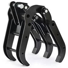  Mini Excavator Attachment Grapple Wide Opening Grabber for Small Diggers