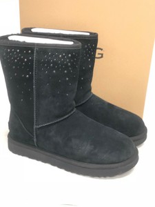 Ugg Australia clásicos para mujer Botas Negras Cortas Stargirl estrellas  1098474 de piel de oveja | eBay