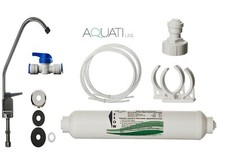 AQUATI TAP DRINKING WATER FILTER SYSTEM WITH FAUCET& ACCESSORIES 3/4" GT CONNECT