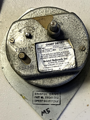 BRISTOL BABCOCK 7-DAY CHART RECORDER replacement drive motor pn 370341112