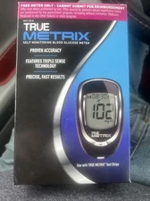 New True Metrix RE4H0100 Self Monitoring Blood Glucose Meter .99 cent fast ship