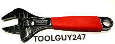 Snap On Tools Adhws8 R 8 Red Slim Adjustable Wrench Smooth Jaw Ships Free