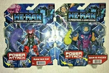 HE-MAN MASTERS OF THE UNIVERSE MAN-E-FACES & RAM MA'AM NETFLIX  **NEW**