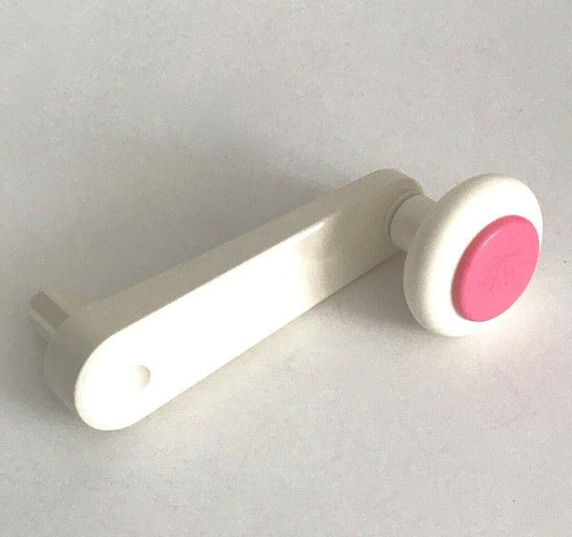 Donvier Premier CRANK HANDLE Pink 1 Quart Ice Cream Maker Replacement
