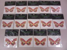 Lot of 14 Fantasy Makers Temporary Tattoos Butterfly Skull Halloween