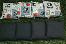 Cornhole Bean Bags Set of 8 ACA Regulation Bags NBA MEMPHIS GRIZZLIES