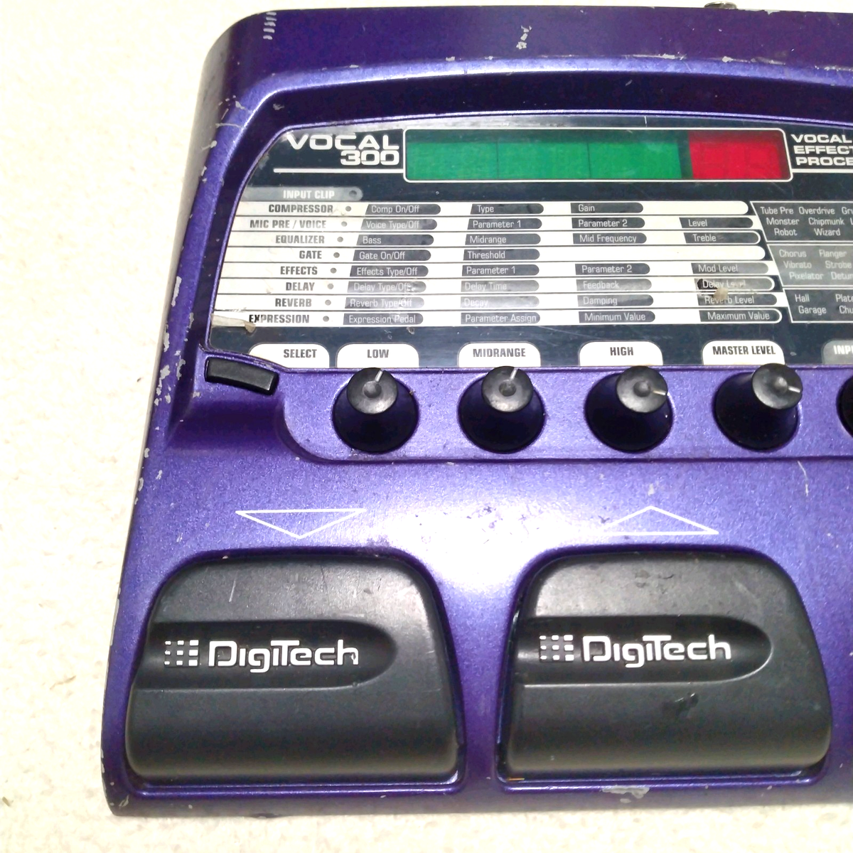 Buy DigiTech VOCAL300 Vocal Multi-Effects Guitar Pedal Plus Gig