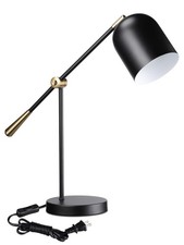 Adjustable Metal Table Lamp, Large Size Max Height 29.7", E26 Base
