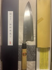 Japanese Deba knife 240mm Sakai Kikumori 堺菊守 huge Deba 575g kitchen knife
