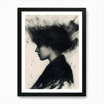 Darkness' 4 Kunstdruck gerahmt Wandbild Poster Leinwanddruck Bild