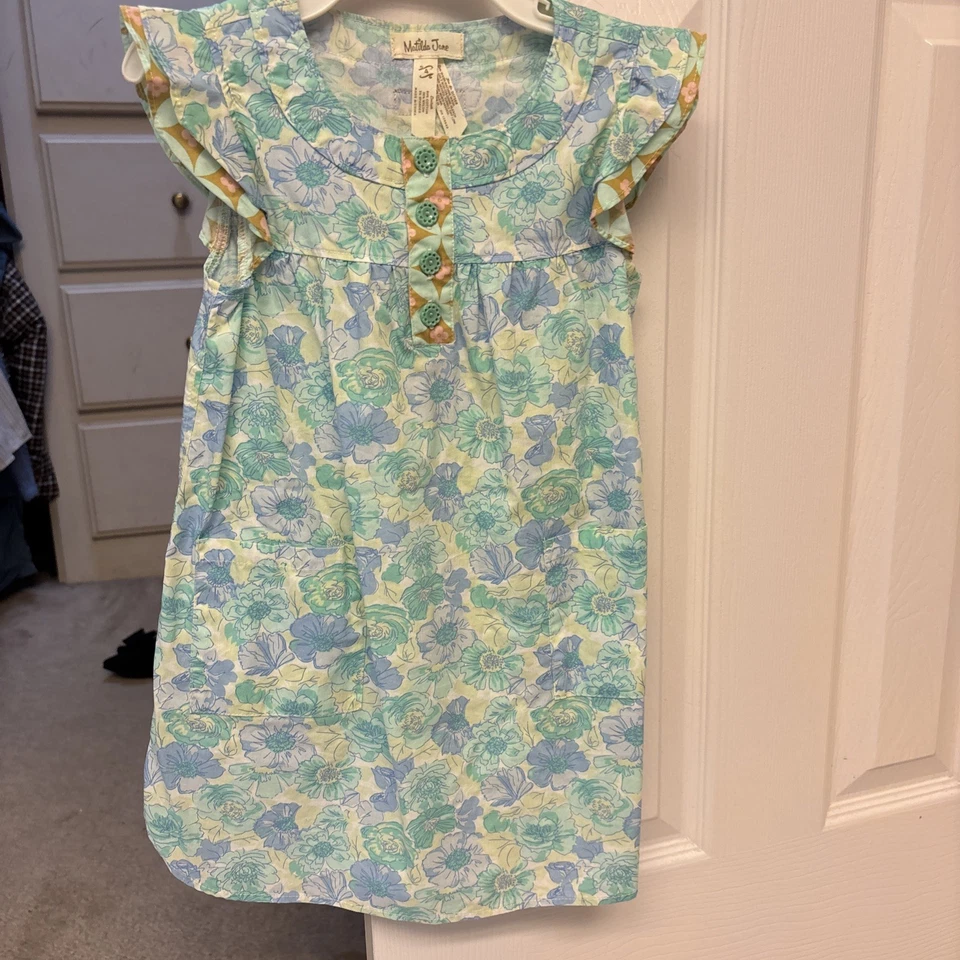 Vestido Matilda Jane Aqua Azaleas Niñas Feliz y Gratis Talla 4. Primavera y verano Foto 2 de 4