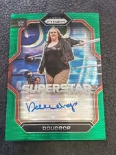 2023 Prizm WWE Doudrop Piper Niven Auto Superstar Green Pulsar /10