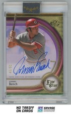 2024 Topps Five Star Purple Auto Johnny Bench /50 #FSA-JB Cincinnati Reds