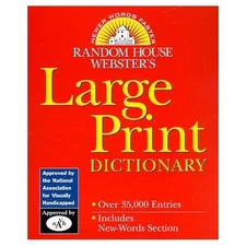 Random House Webster's Large Print Dictionary by Random House