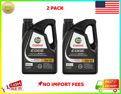 #ad #ad 2 Pack Castrol EDGE Full Synthetic Engine Oil 5W 30 5 Quart $69.99