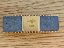 NOS RARE Prototype Motorola XC6800B Microprocessor 8Bit Gold CPU MC68000 1975