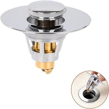 Bathroom Sink Stopper   Universal Bathroom Sink Drain Strainer with Hair Catcher