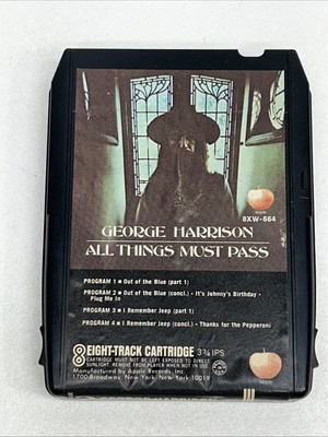 GEORGE HARRISON All Things Must Pass 8 TRACK 1970