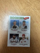2026 Topps Heritage - Quad Rookies Dylan Smith, Jack Perkins, Zachary Maxwell SP