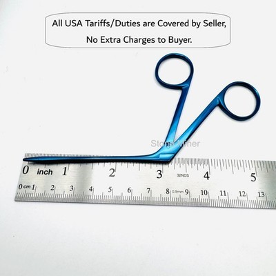 Crocodile Alligator Micro Ear Forceps Serrated Jaws ENT Surgical Instruments
