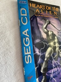 Heart of the Alien (Sega CD, 1994) CIB Registration Card Manual Disc Case