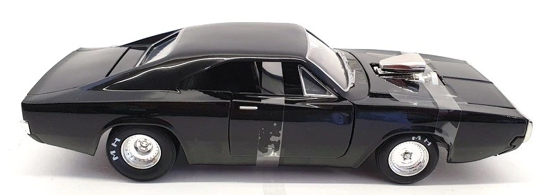 Jada 1/24 Scale 31942 - 1970 Dodge Charger Dom's Fast & Furious - Black - Image 2 of 4