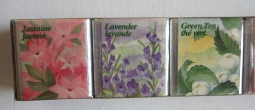 3 MIB 18 Aromatherapy English Bath Cubes Jasmine Lavender Green Tea 038949060205 - Picture 2 of 5