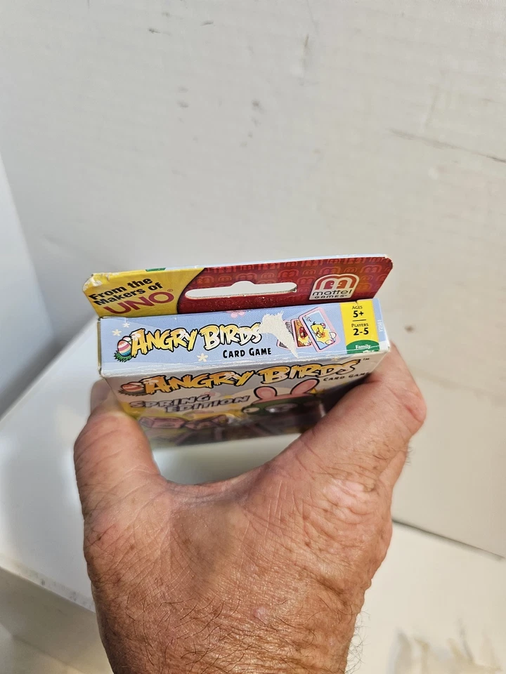 Rare And Collectible Angry Birds Card Game, Mattel 2012 SPRING EDITION UNO - Image 3 of 4