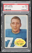 1960 Topps Ray Krouse (Wearing New York Giants Jersey) #40 PSA 8