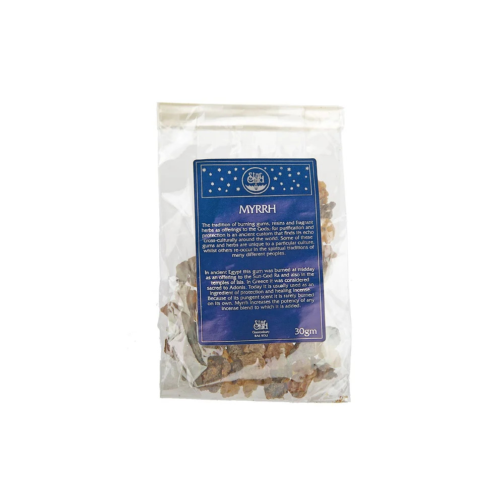 Myrrh Resin Incense 30g – Purification & Healing Blend