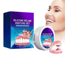 Denture Repair Kit Soft Silicone Denture Reline Kit For Women Men