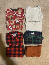 Boy's Size 18 Months Bundle of 4 Long Sleeve  Pants Sets - Various Brands