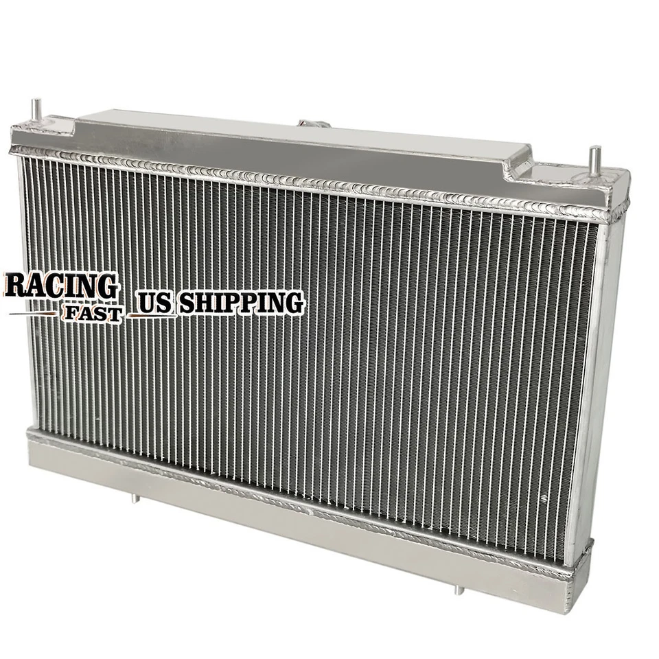 Radiador manual MT de 2 filas para Mitsubishi Eclipse Turbo 1995-1999 1997 1999 L4 2,0 L Foto 2 de 4