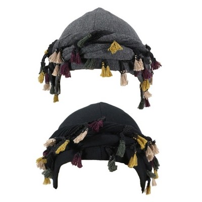 Breathable Skull Hat with Braid Moisture Wicking Durag for Outdoor Activity