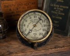 Antique Pintsch System Railroad Car Gas Pressure Gauge Safety Heating Lighting Antique Pintsch System Railroad Car Gas Pressure Gauge Safety Heating Lighting