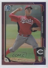 2015 Bowman Chrome Prospects Purple Refractor 221/250 Nick Travieso #BCP82 0w8