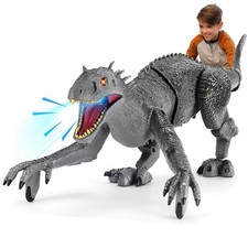 Remote Control Dinosaur, Realistic Dinosaur Toys for Kids 3-5, 2.4GHZ, Walkin...