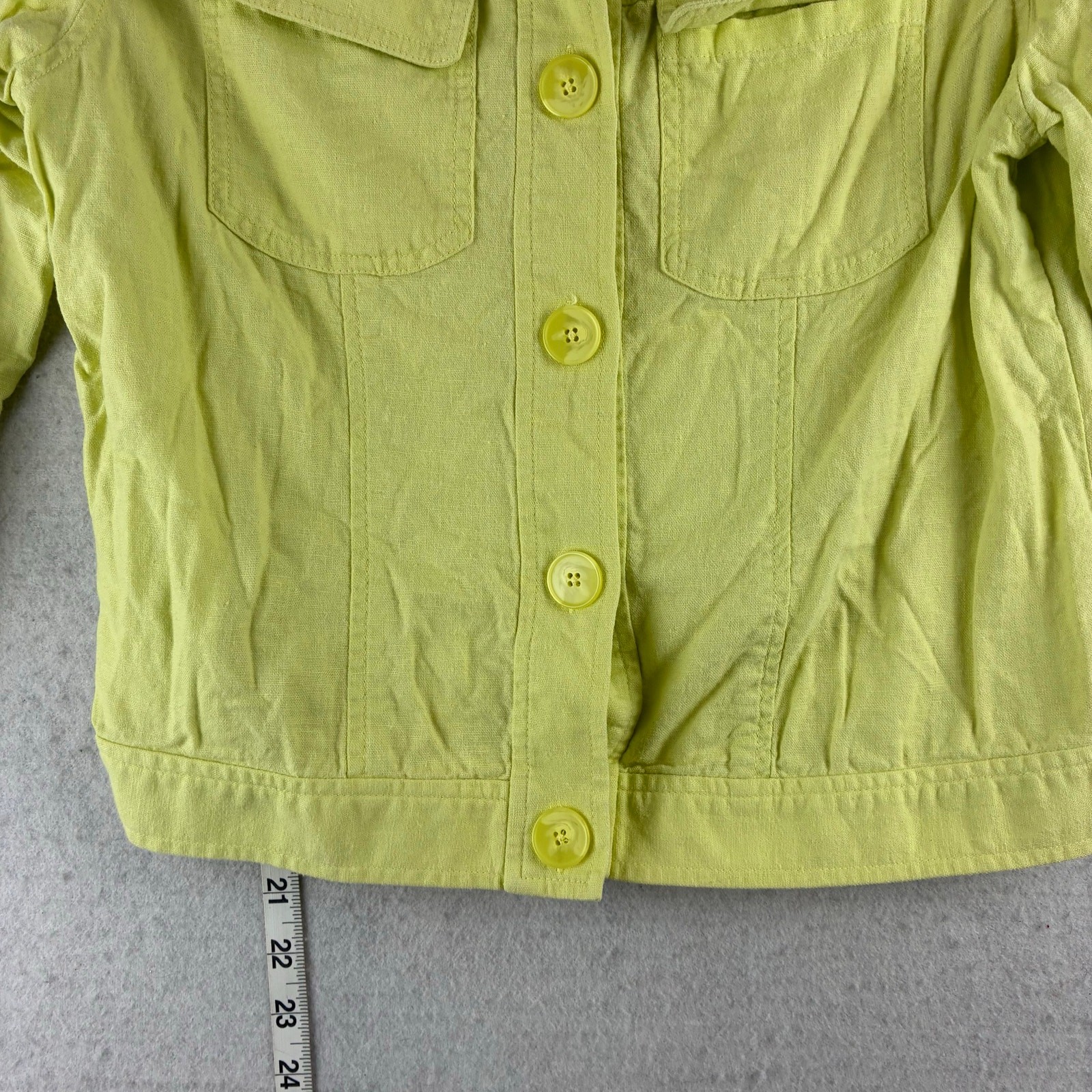 Pendleton Button Up Jacket Women's Small Linen Ra… - image 4
