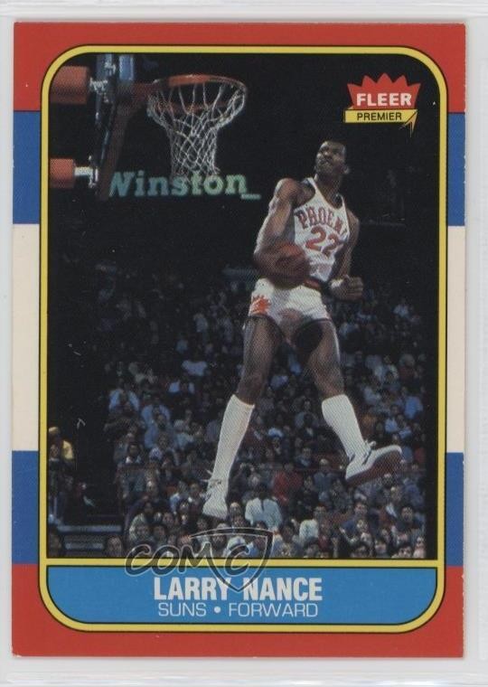 1986-87 Fleer Larry Nance #78 0d22
