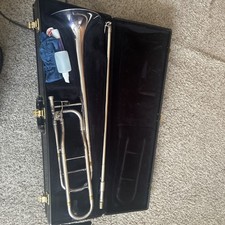 C.G. Conn 88HTO Symphony Model Silver Plated F-Attachment Professional Trombone