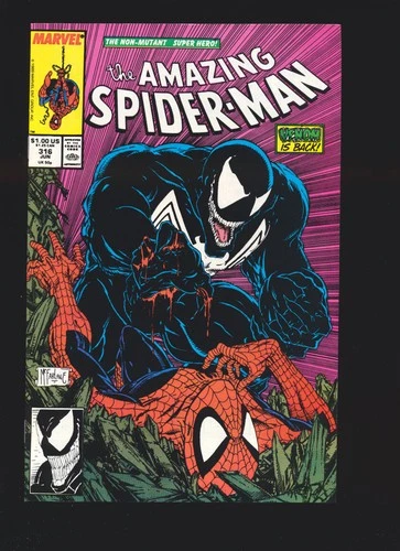 Amazing Spider-Man # 316 - 1st Venom cover, Todd McFarlane art VF/NM Cond