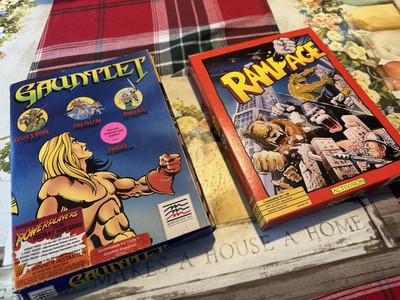 Commodore 64 Gauntlet And Rampage Games Tested Working
