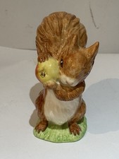 Large Boxed Beswick Beatrix Potter Gold Squirrel Nutkin ltd Edition 14cm High