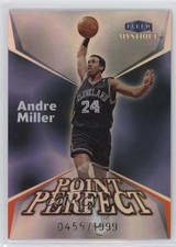 1999-00 Fleer Mystique Point Perfect 455/1999 Andre Miller #7PP 4l6