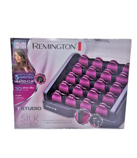 Remington Ceramic Silk Hot Rollers Hair Curlers H-9097 T Studio Set Of 20 NEW