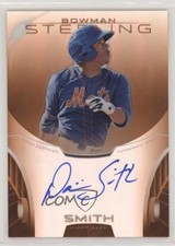 2013 Bowman Sterling Prospect Orange Refractor /75 Dominic Smith Auto a2v