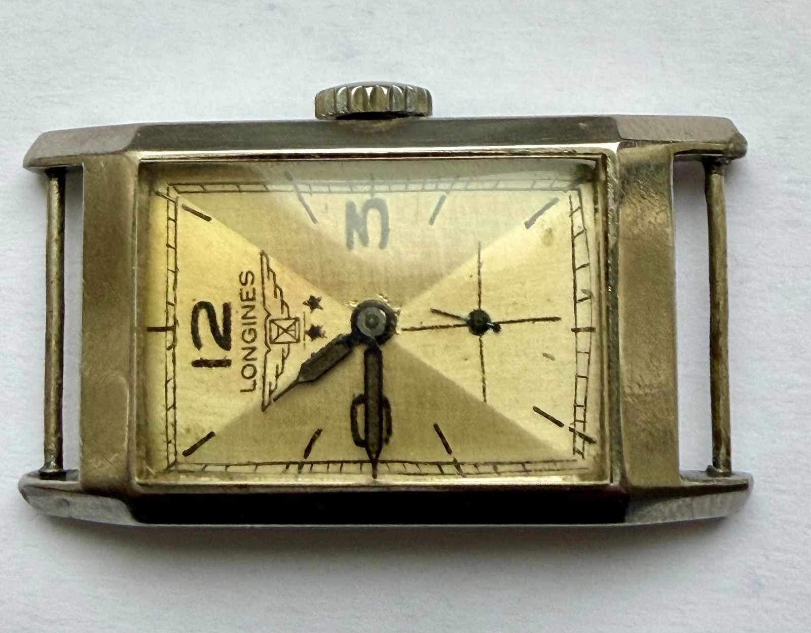 Vintage Longines Manual Wind Rectangular Watch - image 4
